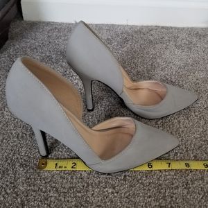 Qupid Grey Stiletto Heel